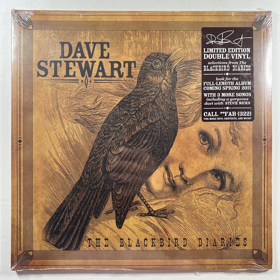 Dave Stewart “The Blackbird Diaries” 2LP/Surfdog (Sealed) Limited Edition 2010 - Image 1 of 3
