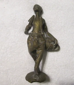 Alte afrikanische Bronze Stammesstatue Skulptur - Bild 1 von 17
