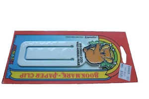 SAN DIEGO ZOO WILD ANIMAL PARK Bookmark Paper Clip KOALA BEAR Vtg Plastic 5 1/4" - Imagen 1 de 4
