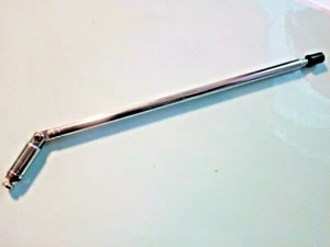 CHROME 6 SECTION TELESCOPIC RADIO ANTENNA 30CM - 80CM BRAND NEW REPLACEMENT - Picture 1 of 2