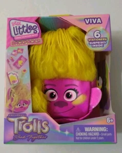 VIVA REAL LITTLES Trolls Rucksack mit 6 Micro Schreibwaren Überraschungen NEU - Bild 1 von 5