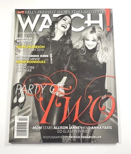 Mom Allison Janney Anna Faris Watch Magazine Oct 2016 Adam Rodriguez Dickerson - Picture 1 of 6
