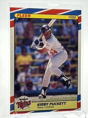 1988 Fleer Superstars Kirby Puckett Card #28 Mint FREE SHIPPING - Image 1 of 3
