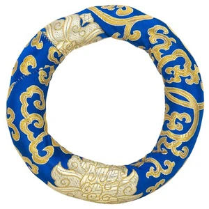 Anillo de seda de 5" pulgadas cojín tazón de canto del Himalaya cojín hecho a mano en Nepal - Imagen 1 de 107