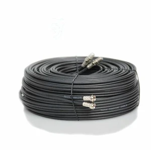 30m Metre Twin Satellite Extension Cable Lead Black Coax Shotgun For Sky HD Q - Picture 1 of 11