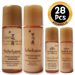 Sulwhasoo Concentrated Ginseng Renewing 5ml Water EX (14pcs)+Emulsion EX (14pcs) - Picture 1 of 12