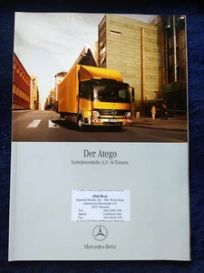 Mercedes Benz Atego Verteilerwagen 6,5t - 16t Prospekt 9.2006 - Picture 1 of 7