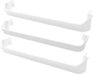 Barra porta scaffale combinata 3 pezzi compatibile con Frigidaire 240534901 240534701 - Foto 1 di 4