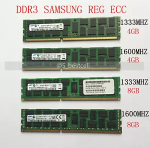 Samsung DDR3 LR 4GB 8GB 16GB 32GB 1333 1600 MHz 240Pin ECC REG Server Memory Lot - Picture 1 of 15