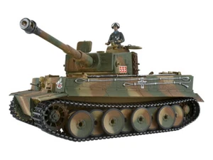 Tanque de radiocontrol 2,4 GHz 1/16 Tiger I edición media de metal con retroceso de cañón R/C - Imagen 1 de 7
