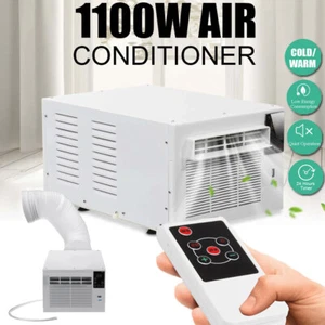1100W Window Air Conditioner Refrigerated Cooling & Heating With Remote Control - Picture 1 of 20