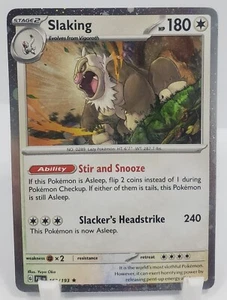 2x🌀Slaking 162/193 Pokemon Paldea Evolved Cosmos Holo Swirl Rare NM/M Unplayed - Picture 1 of 7
