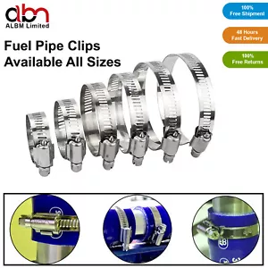Jubilee Clips 430 Stainless Steel Secure Fastening Hose Clamp Worm Drive 9-165mm - Picture 1 of 18