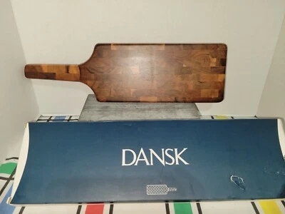 Tabla de pan con cuchillo Dansk 816281 Wood Classics Belongings 19,25 pulgadas Foto 1 de 4