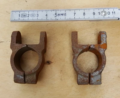 Unbekannte Guss Rohlinge Halterung Fahrrad Hilfsmotor Tank Auspuff Rahmen ? - Bild 1 von 4