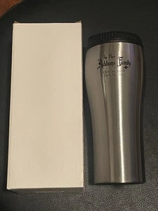 The New Addams Family Cast & Crew Reunion Travel Mug Very Rare TV Studio Promo - Picture 1 of 6