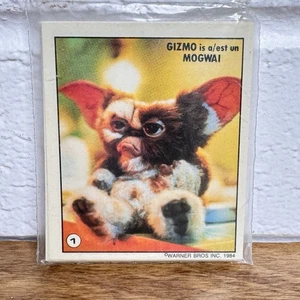 1984 Gremlins Kellogg’s Trading Card Sticker Set NOCH VERSIEGELT in Original Tasche - Bild 1 von 9