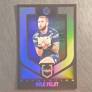 2024 NRL Revolution Silver Parallel Card SS085 Kyle Feldt Cowboys - Picture 1 of 2