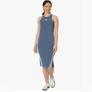 Women's adidas Future Icons 3-Stripes Dress, Size: XS, Preloved Ink - Picture 1 of 3