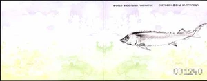 BULGARIA 2004 STURGEON FISH WWF BOOKLET TYPE 1 NORMAL MNH - Picture 1 of 2