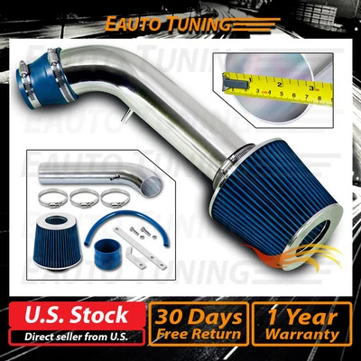 Short Ram Air Intake Kit + BLUE Filter for 93-95 Isuzu Rodeo / Trooper 3.2L V6 - Image 1 of 4