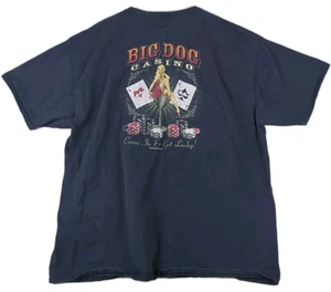2007 Big Dogs Casino Herren T-Shirt XXL doppelseitig Casino Promo T 2XL - Bild 1 von 9