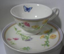 Maxwell & Williams Butterfly Garden Lilac Cup/saucer Bone China S303102 MINT