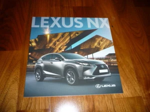 Brochure Lexus NX 09/2014 Inghilterra - Foto 1 di 1