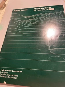 Mountain Songs for Flute and Guitar Robert Beaser Book NEW 049043933 - Picture 1 of 2