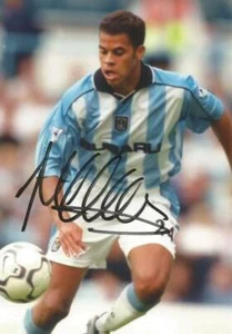 COVENTRY: MARCUS HALL SIGNED 6x4 ACTION PHOTO+COA - Picture 1 of 1