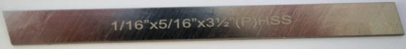 De Rechange HSS Séparation Lame Outil 5/16 L X 1/16 Épais soba Marque de Chronos - Photo 1/1