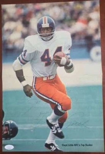 Floyd Little JSA Coa Autograph 11x16 Magazine Photo Broncos Signed - Picture 1 of 1