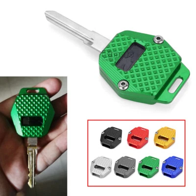 Green CNC Motorcycle Key Cover Shell For Kawasaki Ninja ZX 250R 250 300 600 650 Foto 1 de 4
