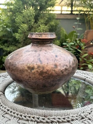 Antique Rare Old Mughal Period Copper Brass Pot 1700’s - Image 1 of 4
