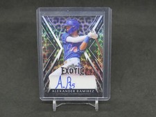 2023 LEAF EXOTIC BASEBALL ALEXANDER RAMIREZ LEOPARD MOJO 1/1 AUTO MH3