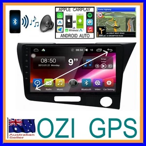 HONDA CRZ 2010-2016 GPS WIRELESS CARPLAY ANDROID AUTO CAMERA ODB DAB TPMS DVR - Foto 1 di 10