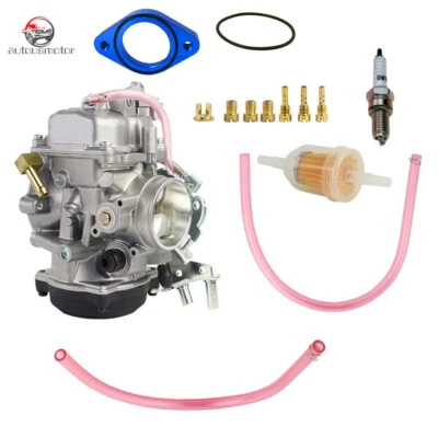 Fit Harley Davidson Sportster 883 1200 XL883 Carburetor & Blue Intake Manifold - Image 1 of 4