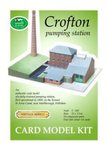 Kartonmodell Pumpenstation Crofton 1:160 Heritage Models