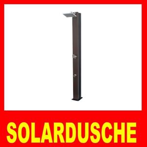 Solardusche INOX Alu 40lt Fusswascher Gartendusche Solar Dusche Campingdusche