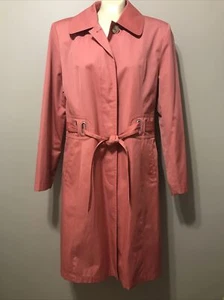 Gallery PEACH SIZE L spring c belt trench/silver loops, fit, lined. - Picture 1 of 5