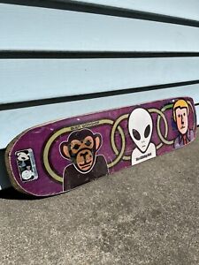 Original Alien Workshop Missing link Slick skateboard Deck 90’s School Vintage