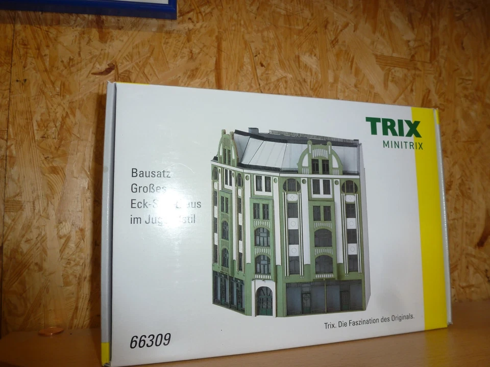 Trix, 66309 Kit Gran Esquina Casa Adosada IN Art Nouveau, Gauge Minitrix Foto 1 de 1