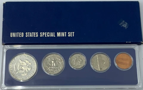 1966P UNITED STATES US Half Dollar Quarter Dime 5 Coin Mint Set 1 Silver i114765 Cover