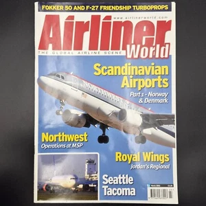 Airliner World - March 2002 Magazine - The Global Airline Scene -Fokker 50 & F27 - Picture 1 of 10