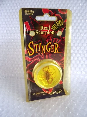 yOYO STINGER REAL SCORPION NOS YO-YO VINTAGE 1998 SMALL MIND PRESS TOY neocurio - Image 1 of 4