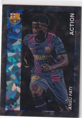 Topps Merlin Heritage 97 2022 No. 132 Ansu Fati Grey Parallel 63/99 - Image 1 of 2
