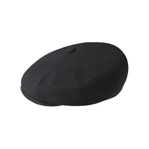 Kangol Wool Hat Black Large 58cm k3164ht-bk001 hawker Flat cap