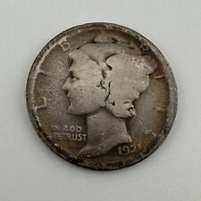1921-P Mercury Dime - Key Date Silver Is Coin 10¢