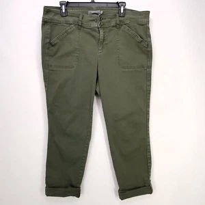 Torrid kurze Chino-Stretchhose Damen mit Manschetten lässig Knöchelgröße 18 Feel The Fit - Bild 1 von 15