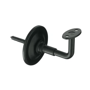 Handlaufstütze Handlaufhalter Geländerhalter Schwarz matt 74,5mm Metall - Bild 1 von 2